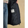 Navy Joules Womens Pembury Showerproof Longline Padded Coat Interior