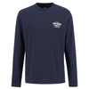 Navy Barbour Mens Pointer LS Graphic T-Shirt