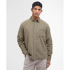 Olive Barbour Mens Bramside Relaxed Cord Shirt Front