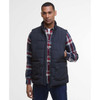 Dark Navy Barbour Mens Bedale Puffer Gilet Front