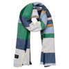Green/Blue Joules Womens Bracewell Blanket Scarf