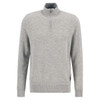 Barbour Mens Waterbury Half ZIp Sweater Mist model