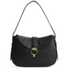 Black Barbour Womens Alder Leather Sling Bag