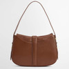 Brown Barbour Womens Alder Leather Sling Bag Back