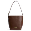 Brown Barbour Womens Cedar Leather Bucket Bag