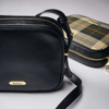 Black Barbour Womens Daphne Leather Crossbody Bag Lifestyle