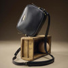 Black Barbour Womens Daphne Leather Crossbody Bag Lifestyle