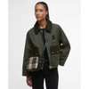 Ancient Tartan Barbour Womens Daphne Tartan Crossbody Bag On Model Ancient Tartan Barbour Womens Daphne Tartan Crossbody Bag On Model