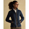 Navy Joules Womens Heritage Fleece Full Zip Jacket On Model