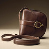Brown Barbour Womens Elm Leather Crossbody Bag Lifestyle