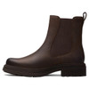Dark Brown Leather Clarks Womens Orinoco 3 Top Boot Side