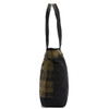 Black/Olive Barbour Womens Mya Patchwork Tote Bag Side