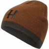 Shadow Brown/Rustique Clay Harkila Mens Reversible Beanie Reversed