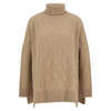 Pale Camel Barbour Womens Burne Knitted Cape