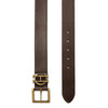 Chocolate Holland Cooper Mens Classic Belt Detail