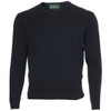 Dark Navy Alan Paine Mens Millbreck V-Neck Jumper