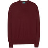 Bordeaux Alan Paine Mens Millbreck V-Neck Jumper