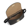 Mahogany Leather Fairfax & Favor Blenheim Saddle Bag Open
