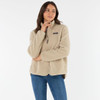 Pure Cashmere Musto Womens Cove Deep Pile Fleece Jacket On Model