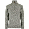 Elk Dubarry Mens Callaghan Zip Neck Wool Jumper