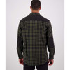 Olive/Black Swanndri Mens Marton Stormshield Shirt Back