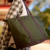 Dark Olive Swanndri Queenstown Wool Tote Bag Lifestyle