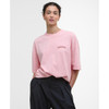 Pink Barbour Womens Claydon T-Shirt model