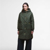 Olive  Barbour Womens Hilary Quilted Jacket model shot