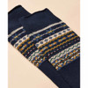 Multi Navy Joules Mens Wader Fairisle Welly Socks Detail