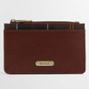 Brown/Classic Barbour Womens Alder Leather Card Holder