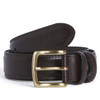 Chestnut Brown Barbour Mens Clyde Leather Belt