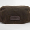 Olive Barbour Dog Wax Flat Cap Back