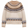 Cream Joules Womens Charlie Fair Isle Jumper