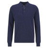 Navy Marl Barbour Mens Hutherston Knitted Polo Shirt