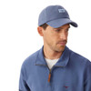 Blue R.M. Williams Mens Branded Twill Cap on model