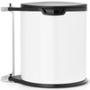 White Brabantia Built-In Bin 15 Litre