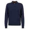 Navy Barbour Mens Kelson Half Zip Knitted Sweater