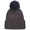 Navy Barbour Mens Kelson Fleck Pom Beanie Hat