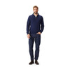 R.M. Williams Mens Ernest 1/4 Zip Merino Knit Jumper on model
