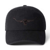 Black wash R.M. Williams Longhorn Twill Cap
