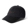 Black wash R.M. Williams Longhorn Twill Cap side