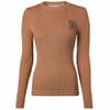 Dark Camel Holland Cooper Womens Princeton Crew Neck Knit Jumper
