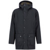 Navy Barbour Mens Bedale Wax Parka