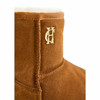 Tan Holland Cooper Womens Shearling Platform Boot Detail