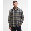 Navy Barbour Mens Chopford Relaxed Shirt Front