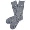 Mid Blue/Dog Barbour Mens Mavin Sock