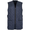 Navy Barbour Mens Polarquilt Zip-In Liner