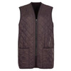 Dark Brown Barbour Mens Polarquilt Zip-In Liner
