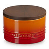 Volcanic Le Creuset Stoneware Signature Storage Jar 470ml