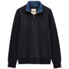 Navy Joules Mens Alistair Zip Neck Sweatshirt